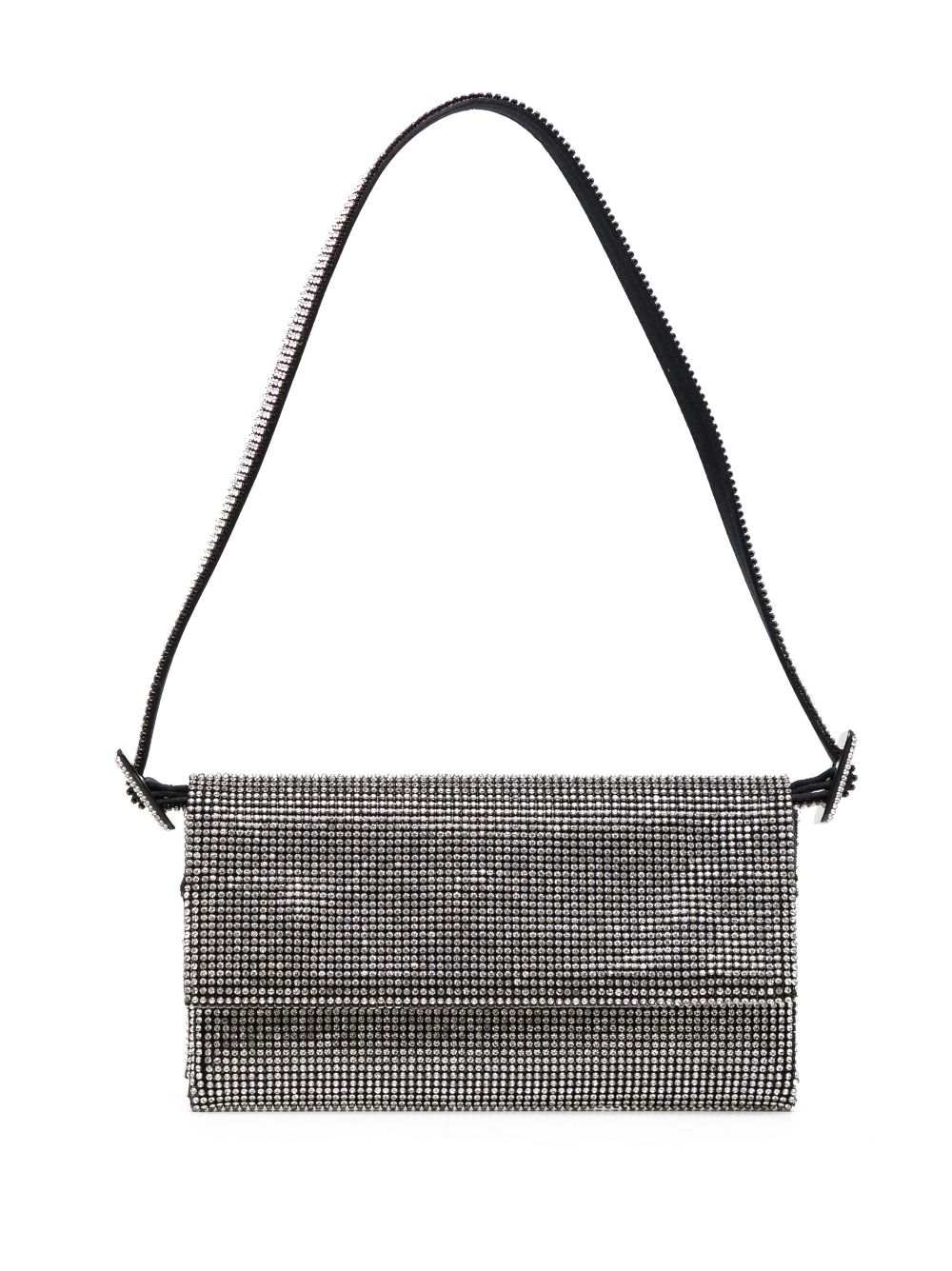 Benedetta Bruzziches Vittissimia crystal-embellished shoulder bag - Black