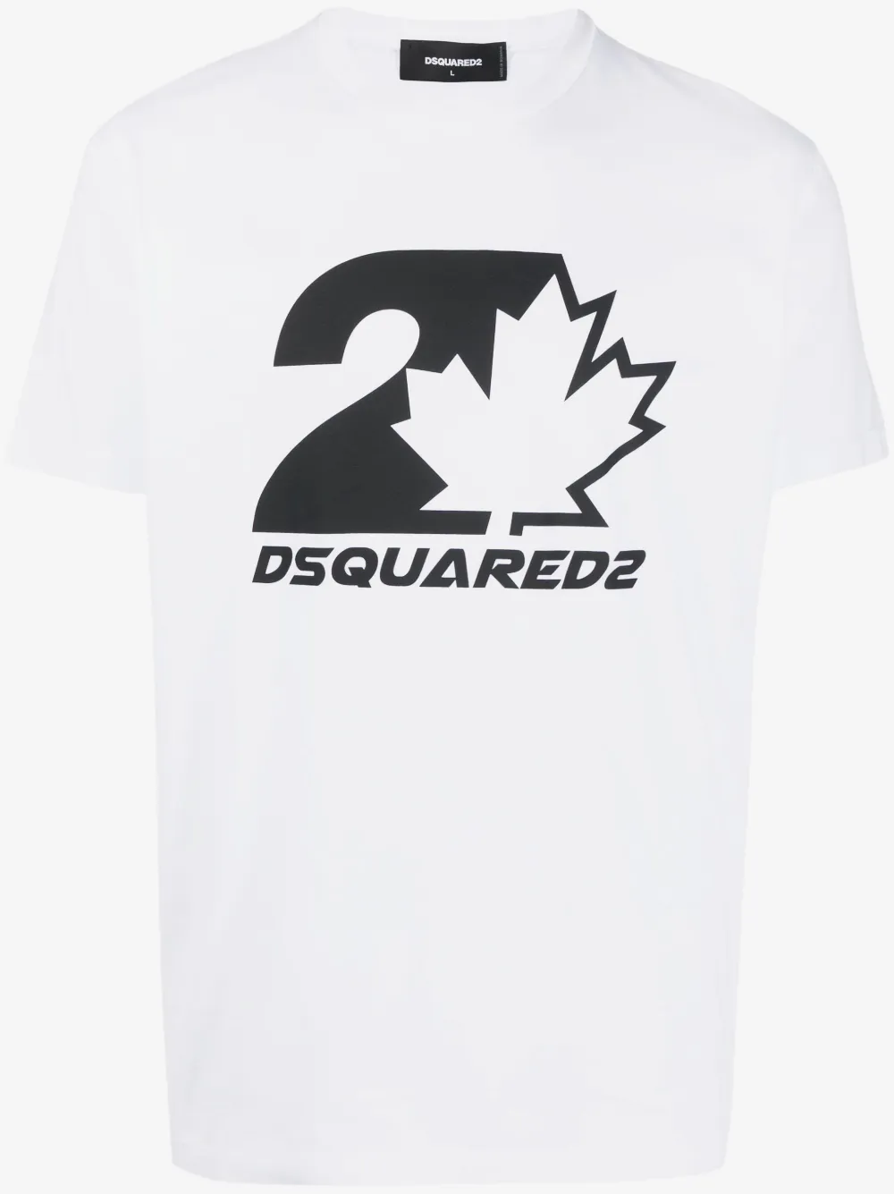 DSQUARED2 playera con logo estampado | blanco | Image 1
