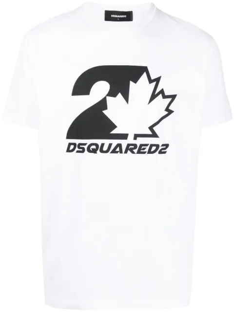 DSQUARED2 t-shirt en coton à logo imprimé