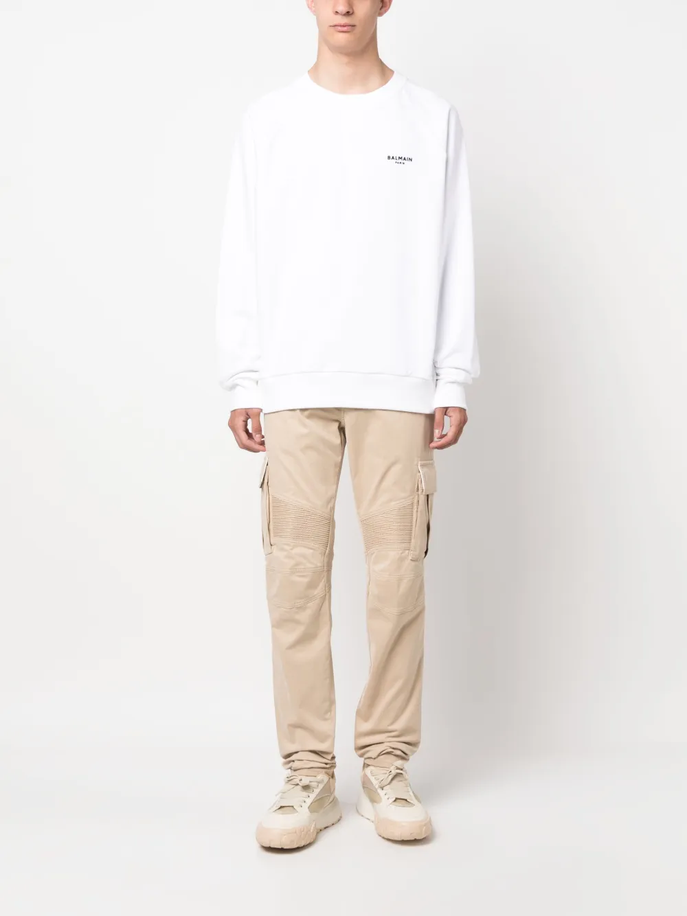 Balmain cotton cargo trousers - Beige