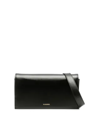 Jil Sander logo-debossed Leather Shoulder Bag Black FARFETCH PH