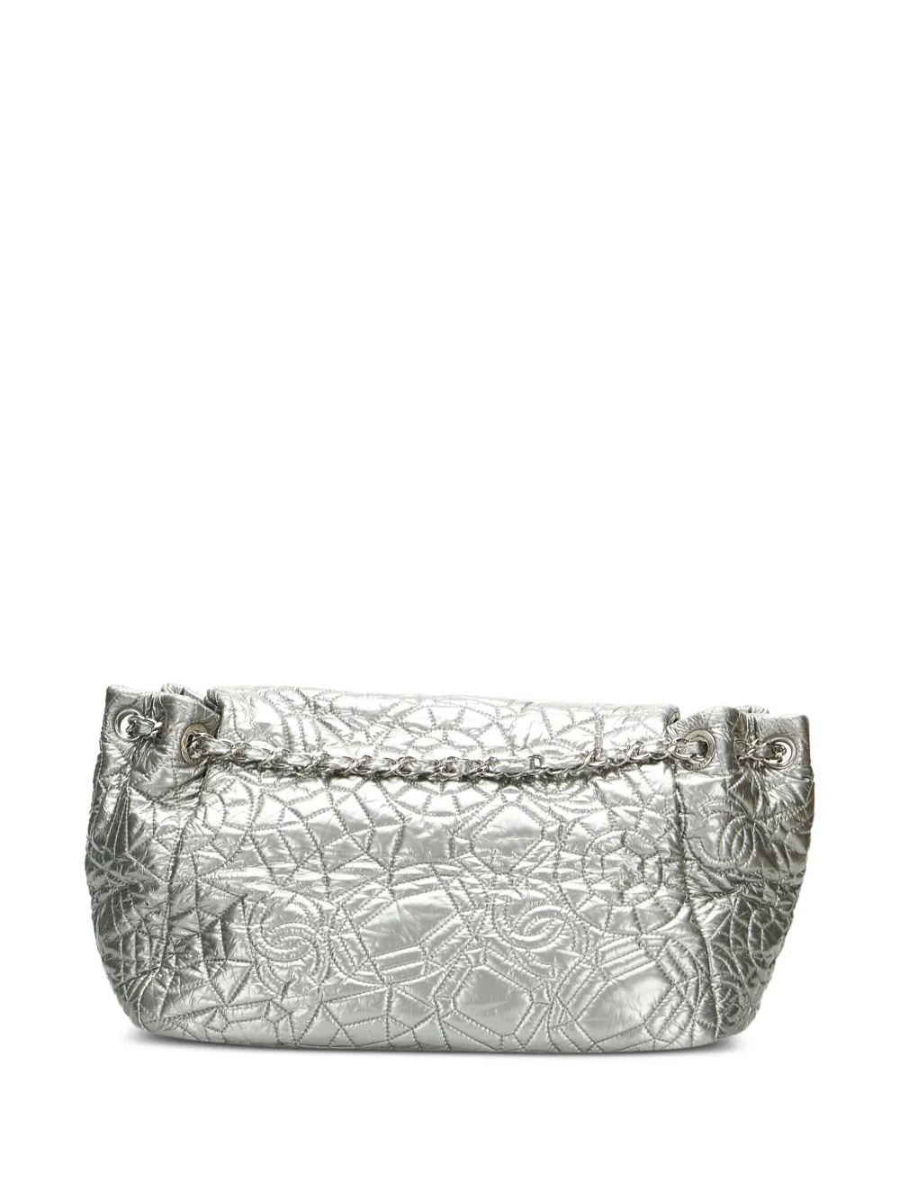 CHANEL Pre-Owned 2008-2009 CC Accordion Flap shoulder bag - Grijs