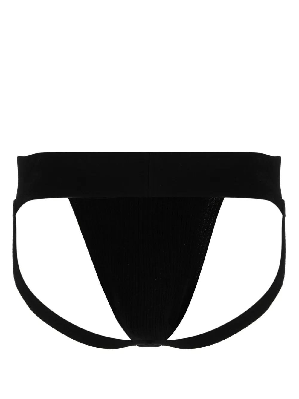 Rick Owens X Champion logo-patch cut-out briefs - Zwart