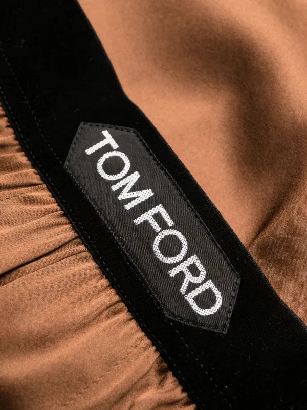 TOM FORD シルク ボクサーパンツ | ブラウン | FARFETCH JP