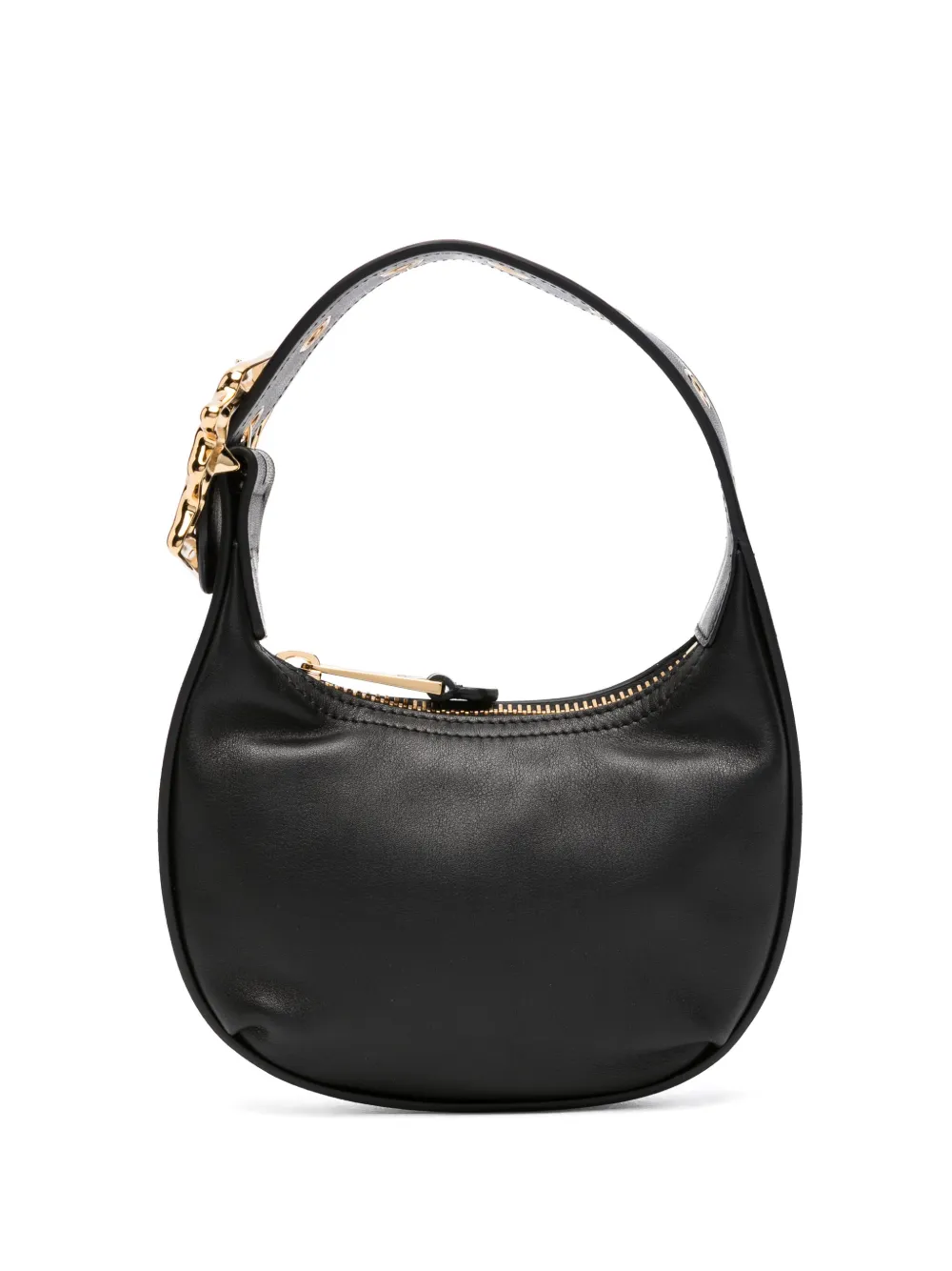 Moschino Leren shopper Zwart