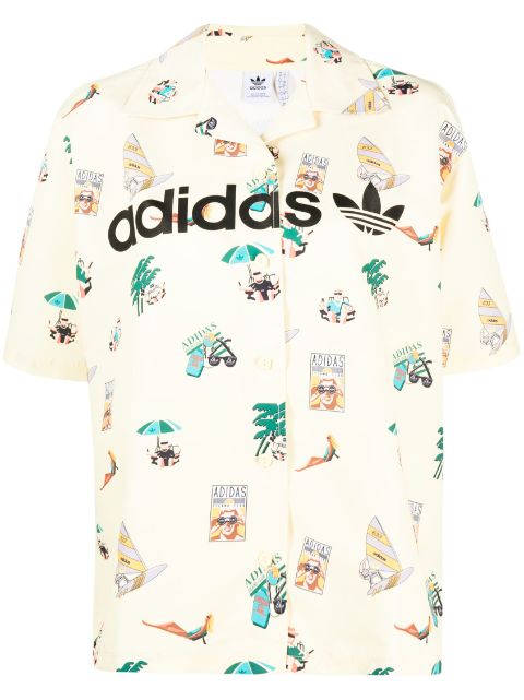 adidas - graphic-print shirt