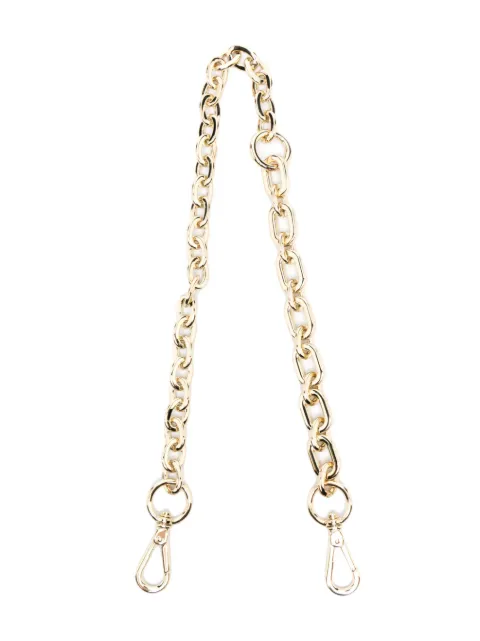 Maje logo-engraved chain-link shoulder strap