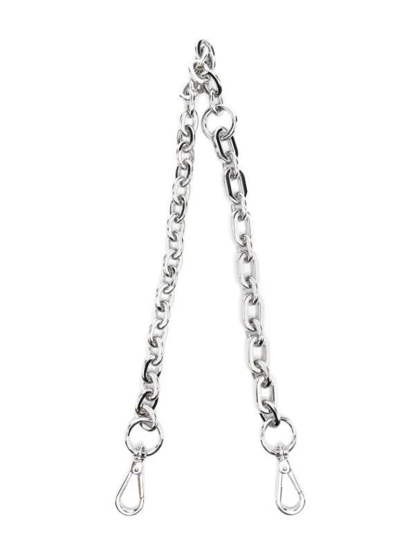 Maje Logo-Engraved Chain-Link Shoulder Strap