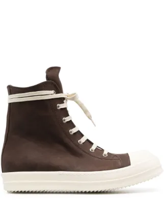 Rick Owens Leather high-top Sneakers - Farfetch