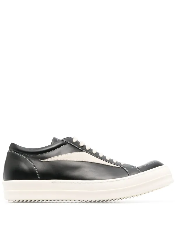 Rick Owens Vintage low-top Leather Sneakers - Farfetch