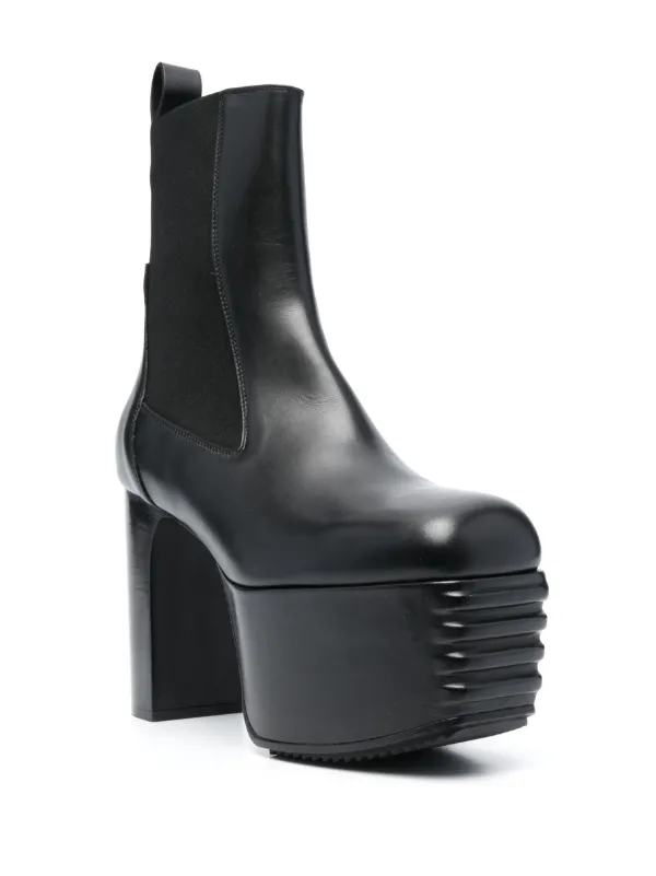 Rick Owens Minimal Grill 195mm Leather Platform Boots - Farfetch