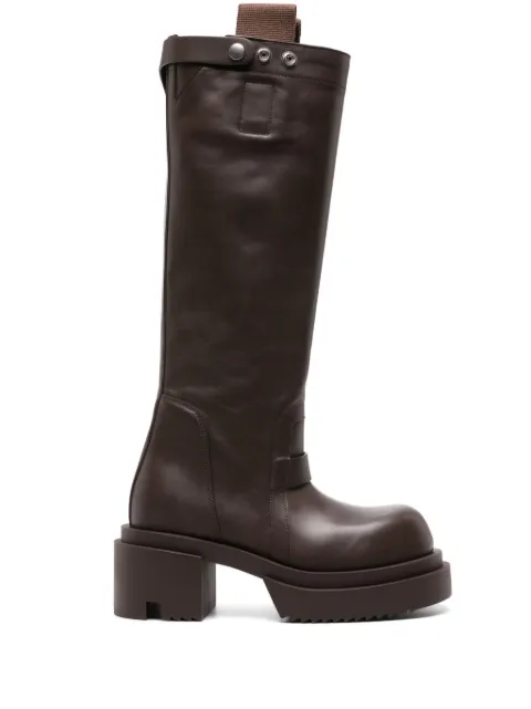 Rick Owens botas altas con tacón de 80mm