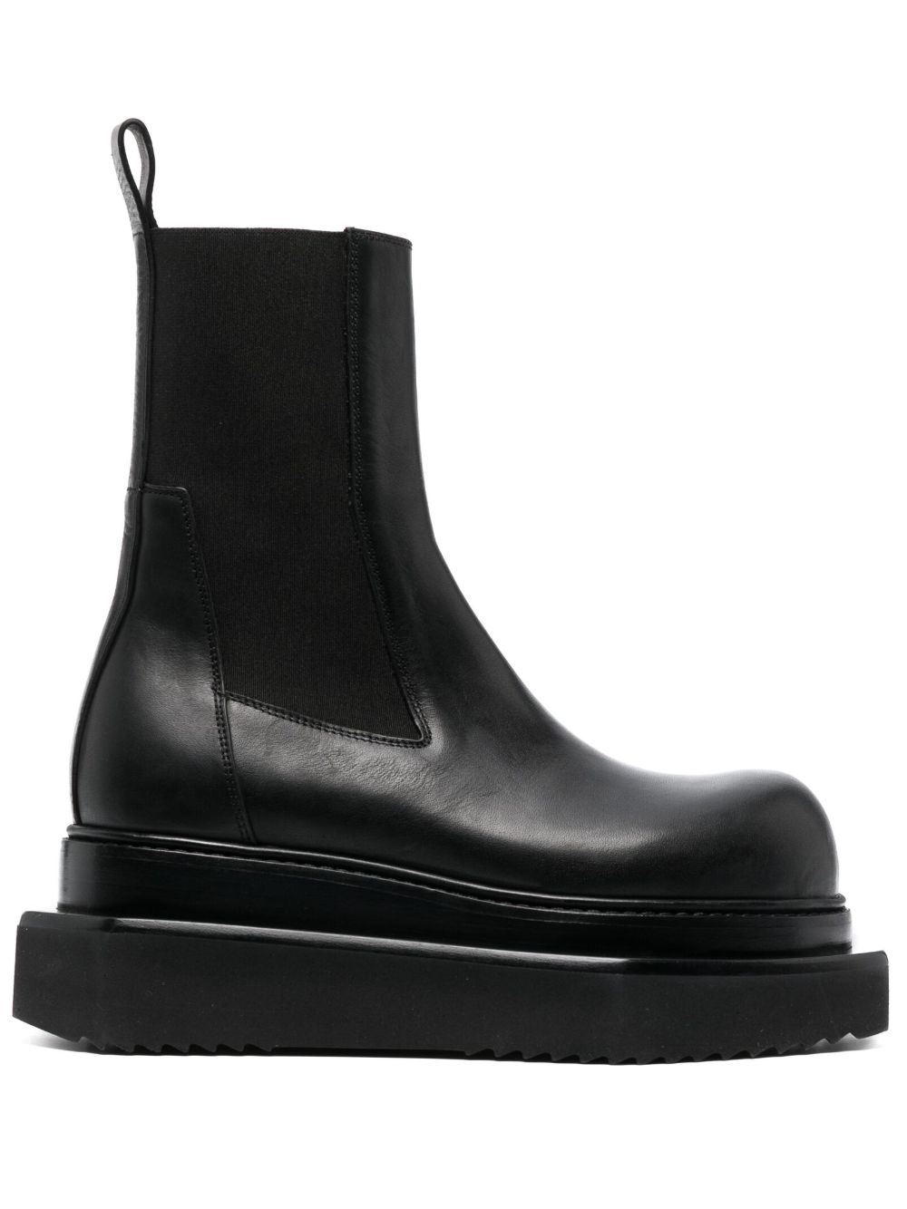 Shop Rick Owens Beatle Turbo Cyclops Leather Boots In Black