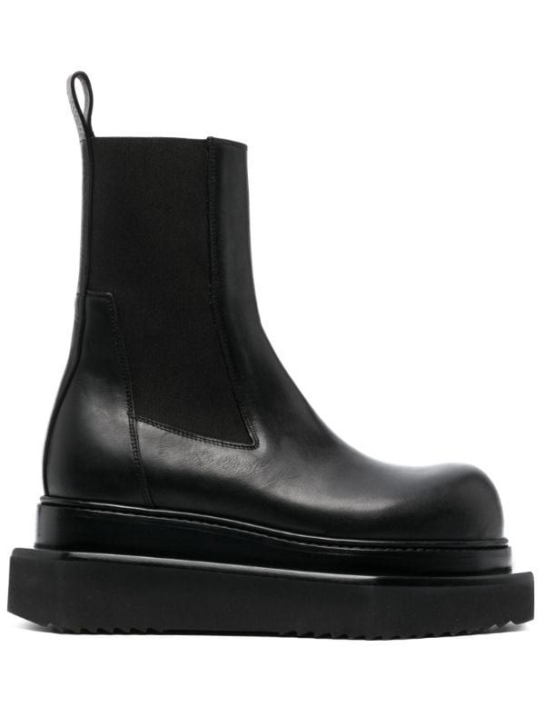 Rick Owens Beatle Turbo Cyclops Leather Boots - Farfetch