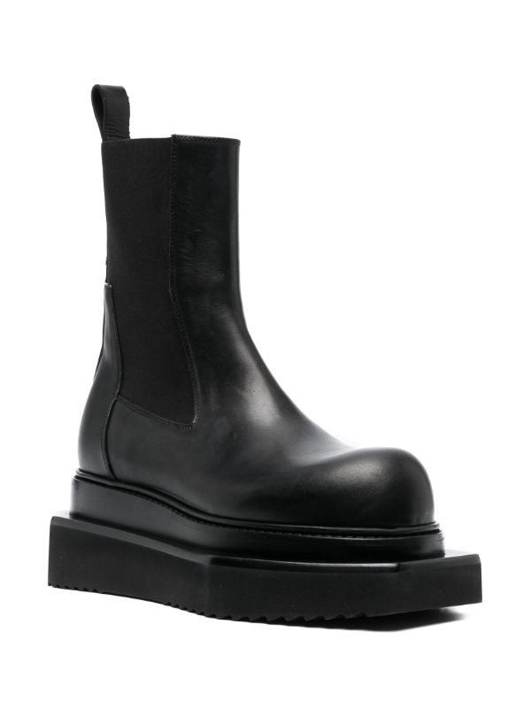 Rick Owens Beatle Turbo Cyclops Leather Boots - Farfetch