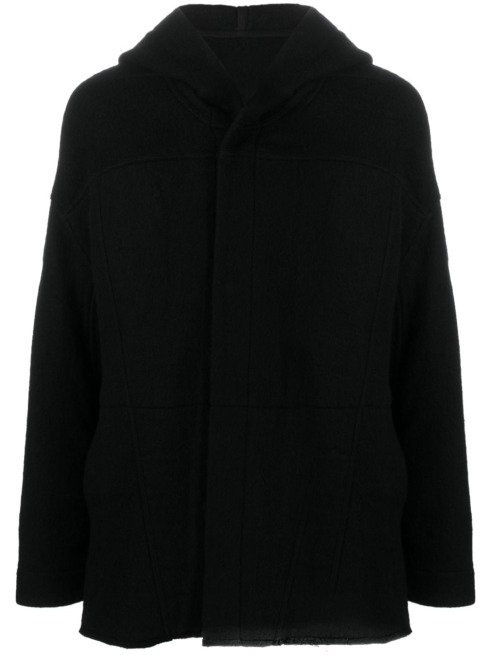 Rick Owens Peter JKT Virgin Wool Hooded Jacket - Farfetch