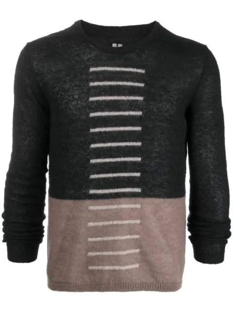 Rick Owens Judd colour-block jumper 