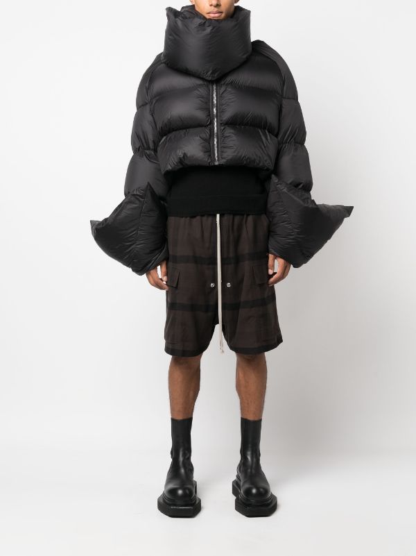 Rick Owens Babel Mountain Duvet Cropped Jacket - Farfetch