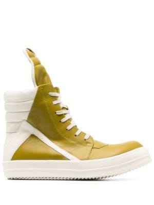 Rick Owens Geobasket high-top Leather Sneakers - Farfetch