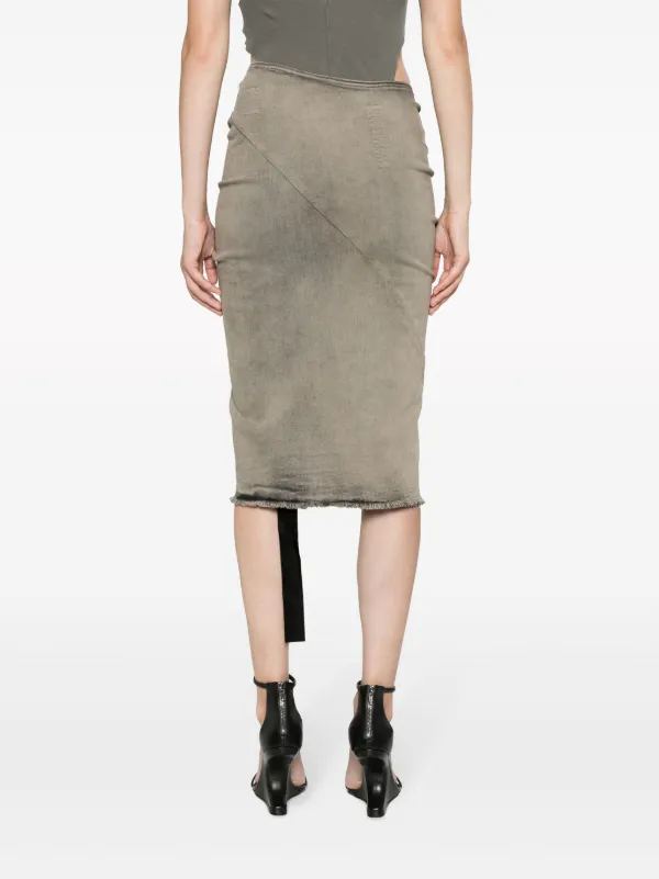 関税込! RICK OWENS DRKSHDW ドローストリング マキシスカート