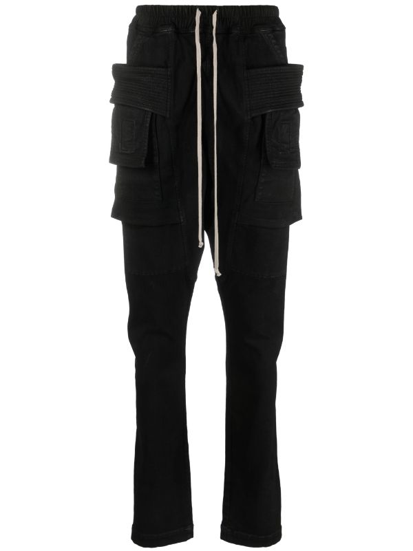 Rick Owens DRKSHDW Creatch 棉混纺工装裤- Farfetch