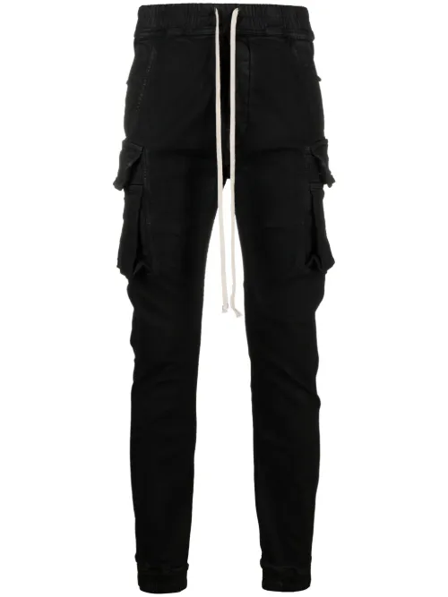 Pantalon slim Mastodon à lien de resserrage - Rick Owens DRKSHDW - Modalova