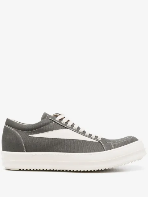 Rick Owens DRKSHDW Tênis cano baixo Vintage de couro 
