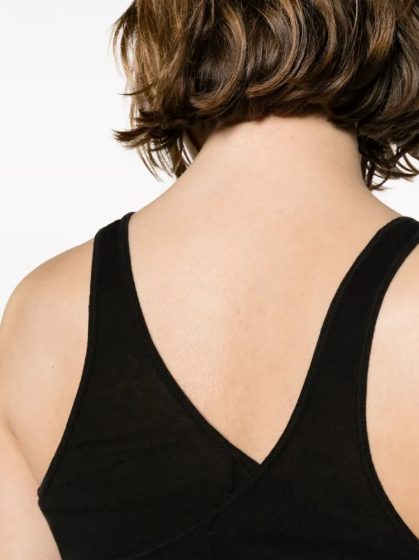 Rick Owens DRKSHDW DRKSHDW FW23 Layered Tank Top | Black | FARFETCH CA