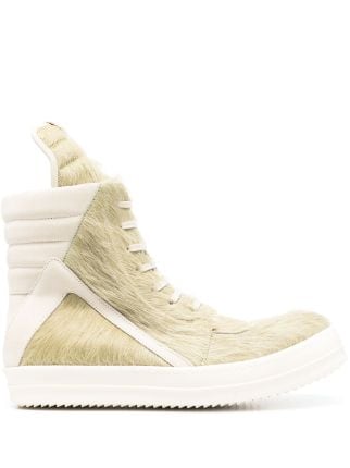 Rick Owens ジオバスケット レザースニーカー - Farfetch