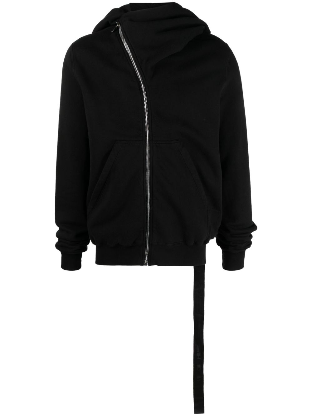 Rick Owens Mountain Asymmetric Organic Cotton Hoodie - Farfetch