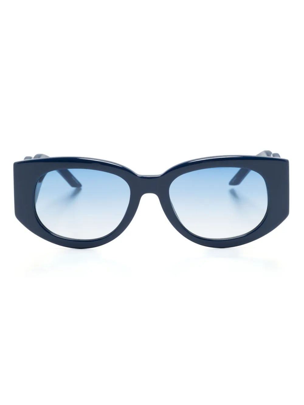 Casablanca round-frame sunglasses | Blue | Image 1