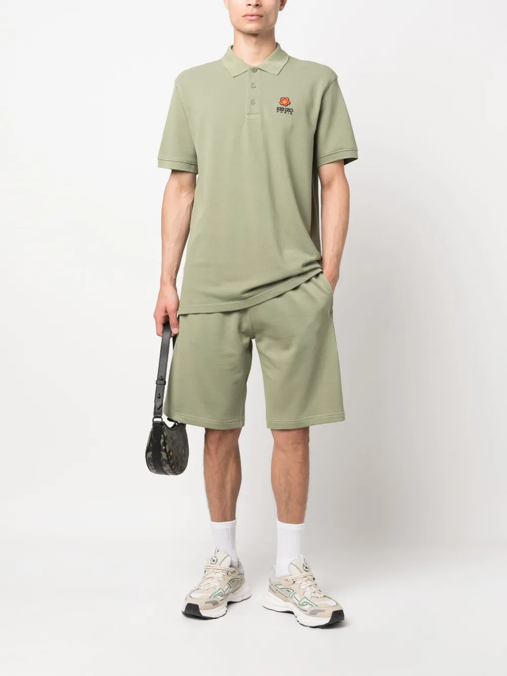Kenzo Boke Flower cotton polo shirt - Groen