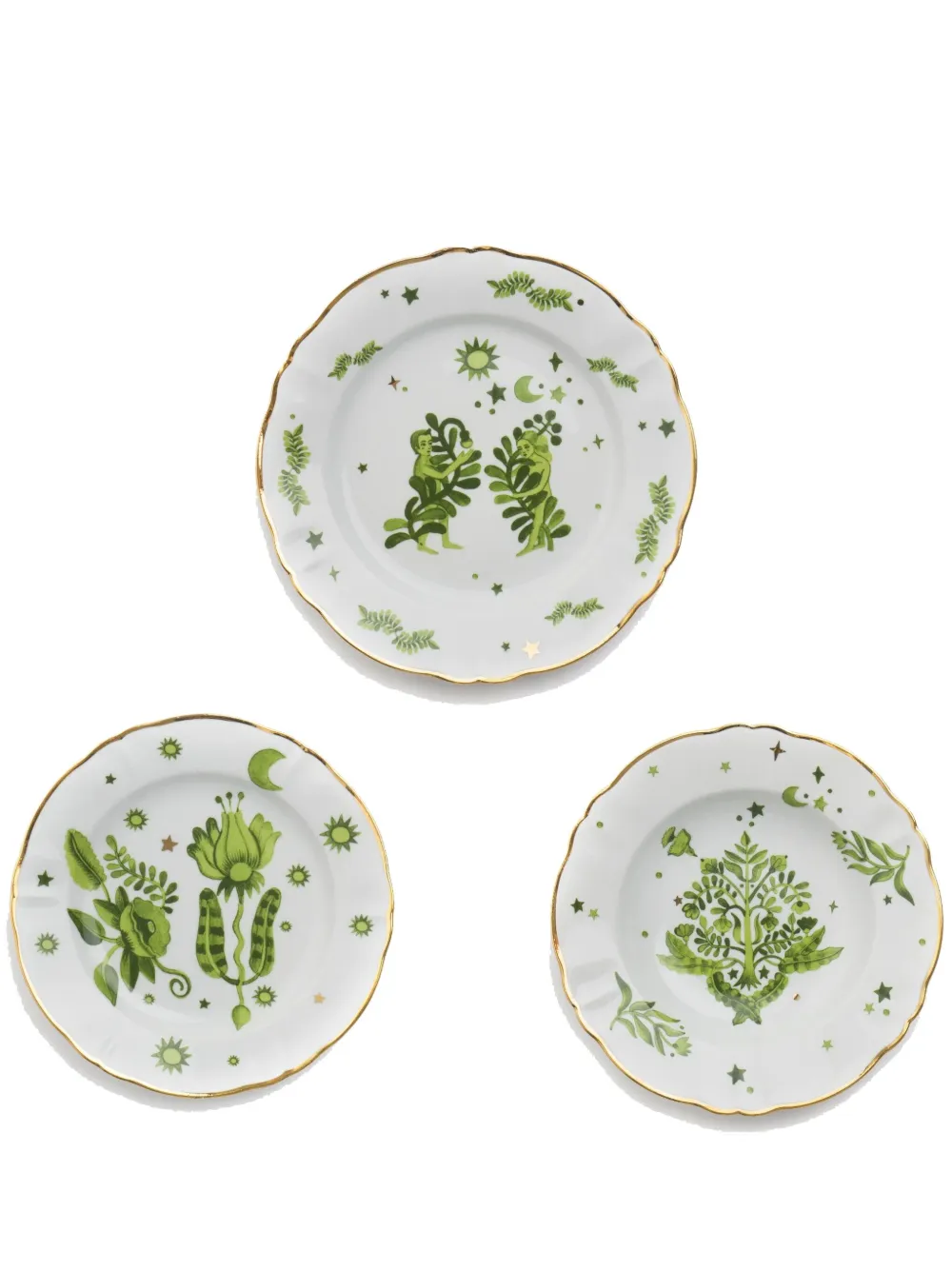 Bitossi Home La Tavola Scomposta soup plates (set of three) | White | Image 1