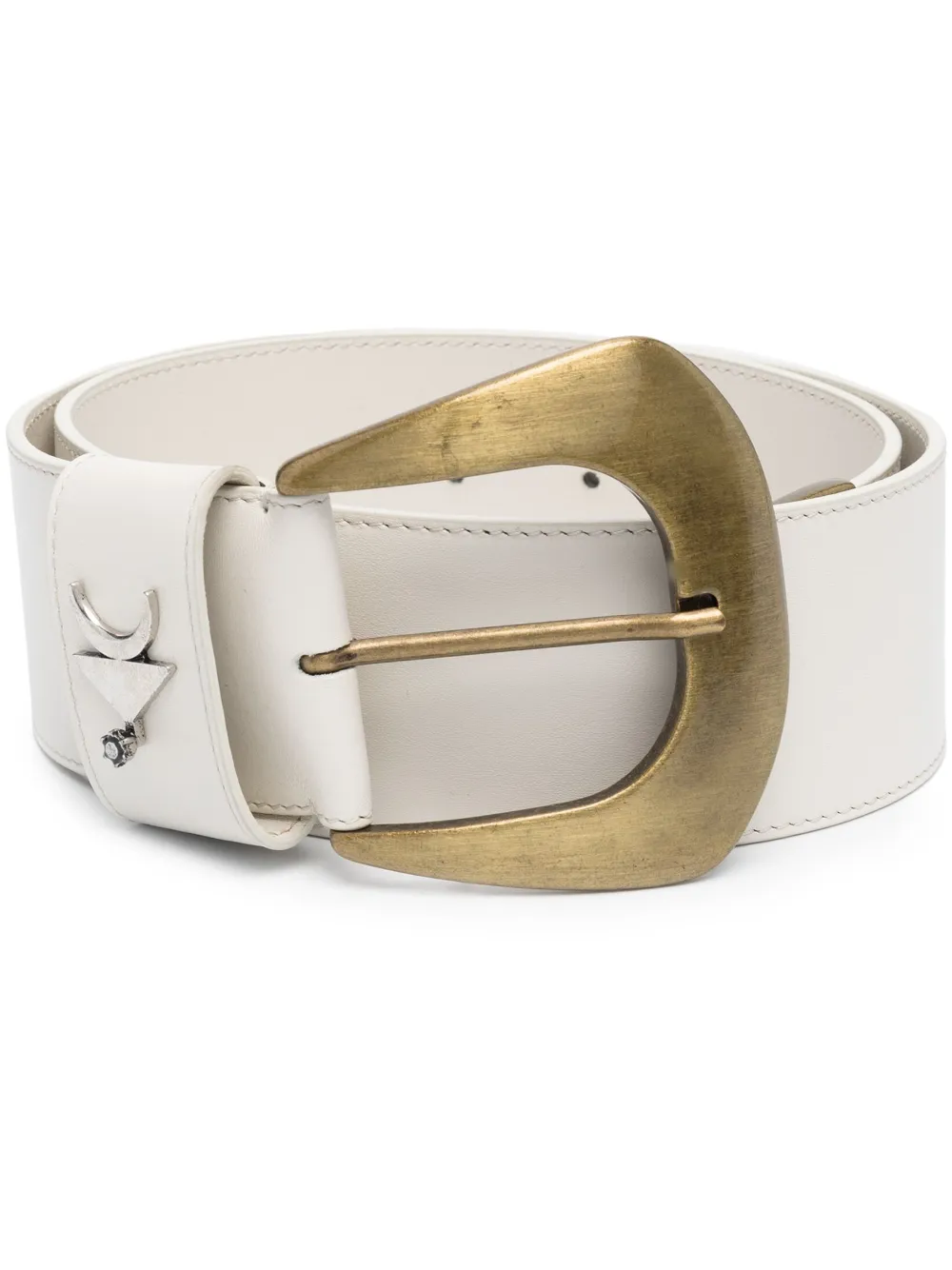 INAN metallic-tip leather belt | Neutrals | Image 1