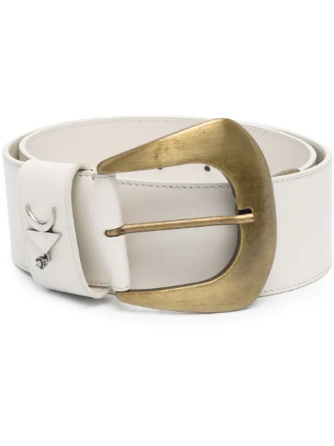 INAN ceinture à pointe métallisée
