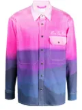 BLUE SKY INN gradient-effect shirt jacket - Pink