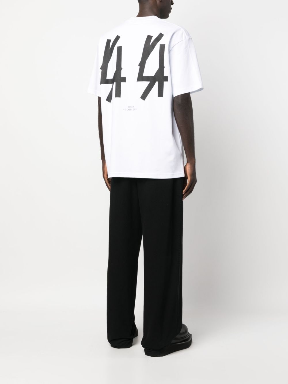 Shop 44 Label Group Logo-print Cotton T-shirt In White