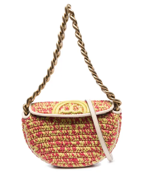 Tory Burch شنطة كروس 'فليمينغ' كروشيه صغيرة