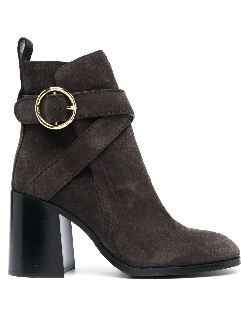 See By Chloé Lyna 85mm Suede Boots Farfetch