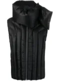 Rick Owens Gimp detachable-neck padded gilet - Black
