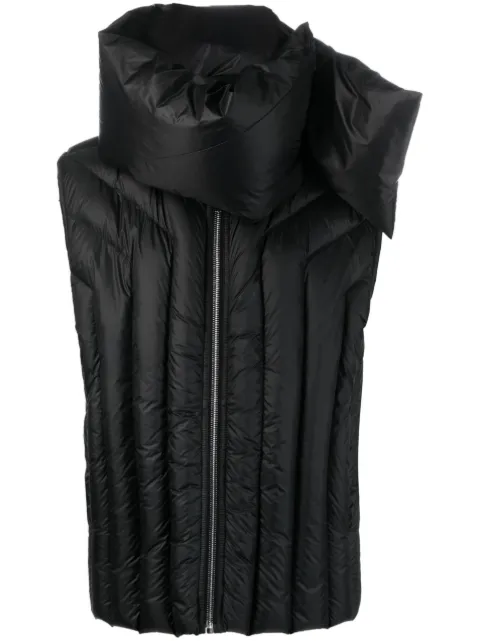 Rick Owens Gimp detachable-neck padded gilet