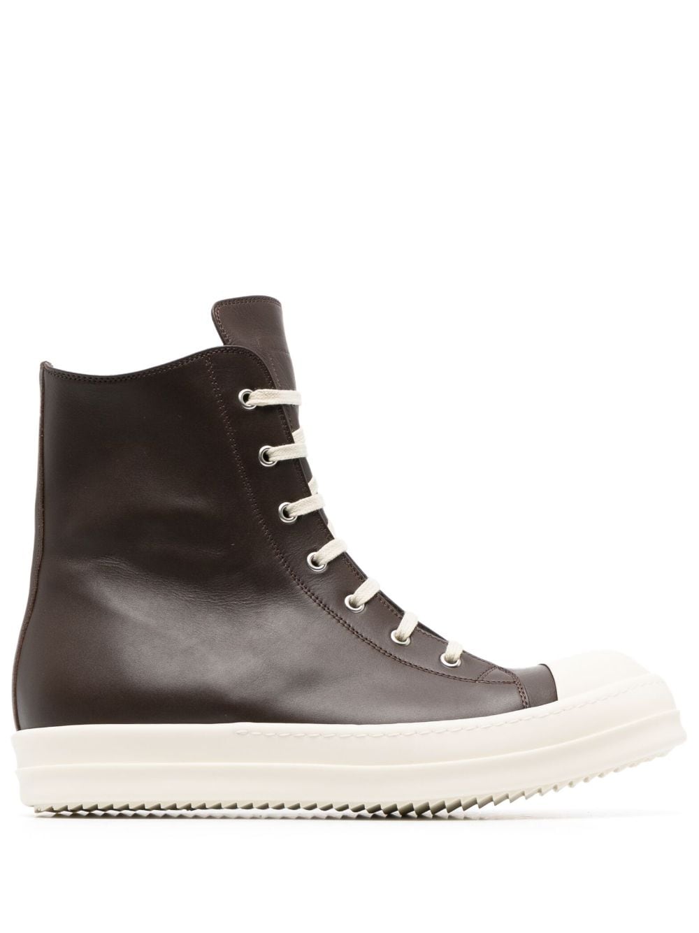 Rick Owens ハイカット レザースニーカー - Farfetch