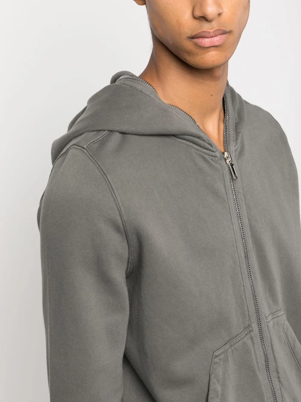 Rick Owens Katoenen hoodie Grijs