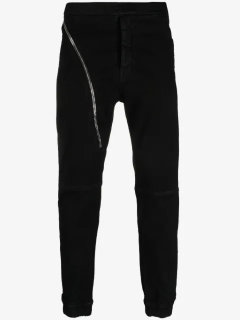 Rick Owens Aircut decorative-zip skinny joggers