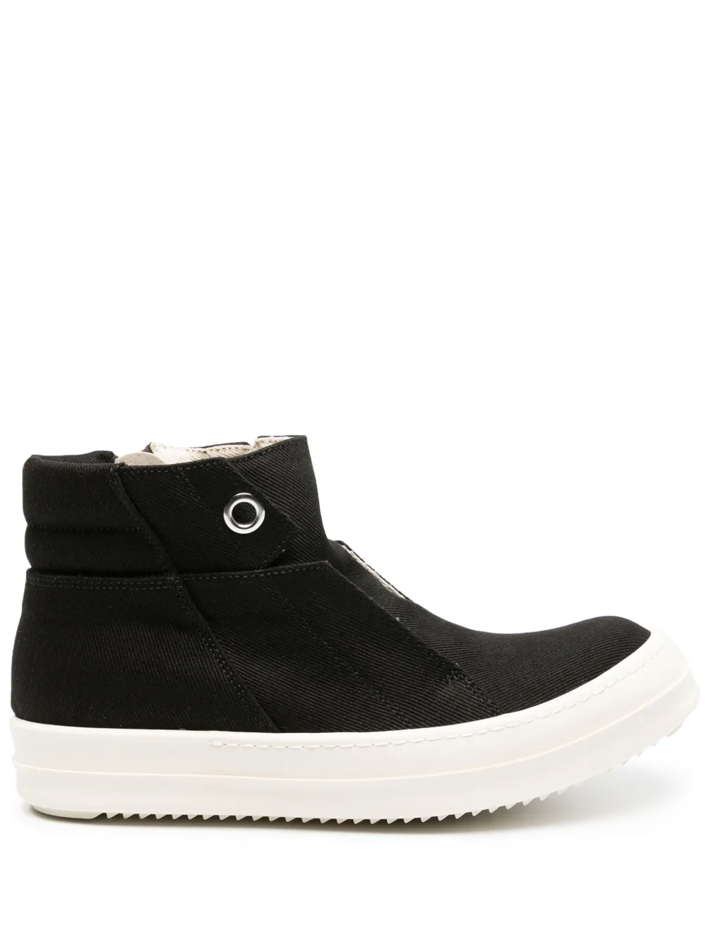 RICK OWENS DUNK EYELET-DETAILING SNEAKERS