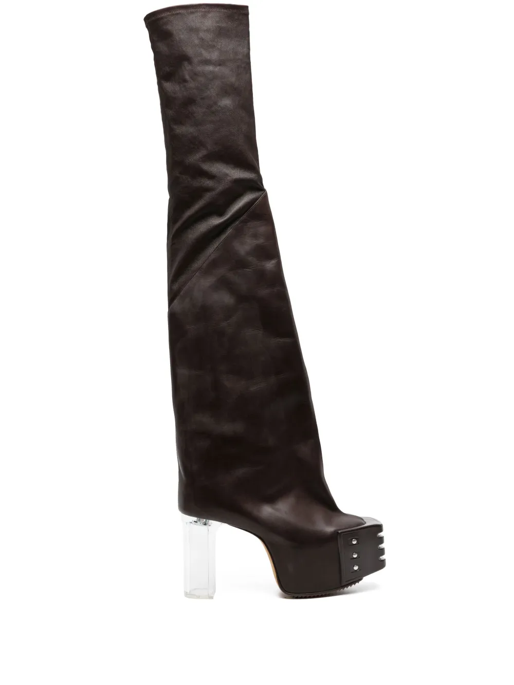 Rick Owens ThighHigh Flared Platforms 43 Rick Owens 130mm thigh 