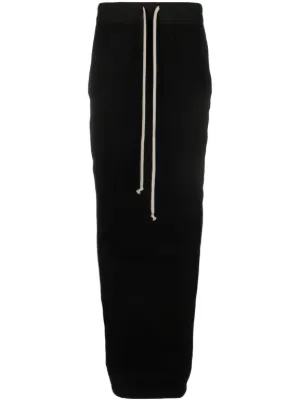 Rick Owens DRKSHDW Pillar マキシスカート | ブラック | FARFETCH JP