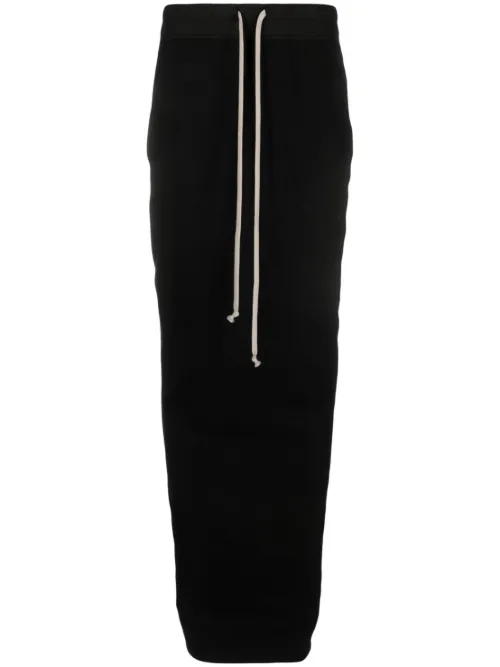 Jupe longue Pillar à lien de resserrage - Rick Owens DRKSHDW - Modalova