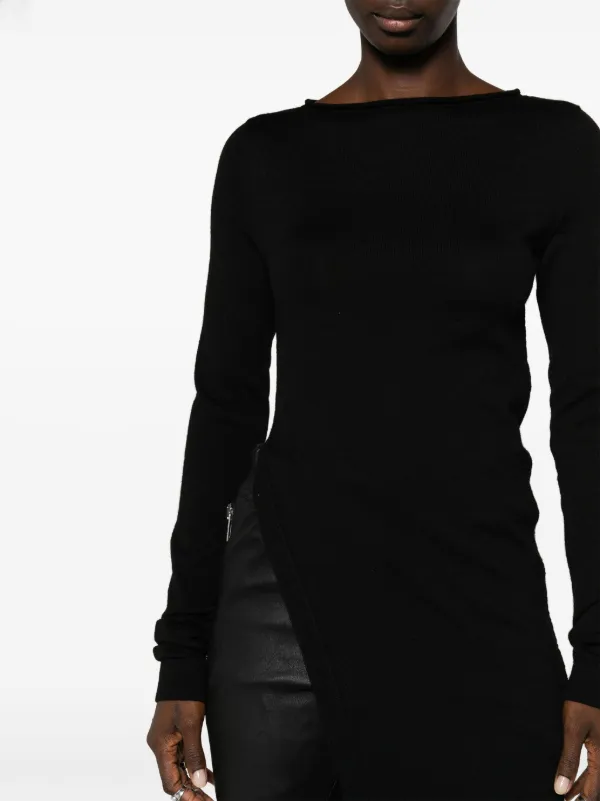 VIP【送料関税込】RICK OWENS BANDED T WOOL LONG DRESS RICK OWENS - DRESS - Rick Owens