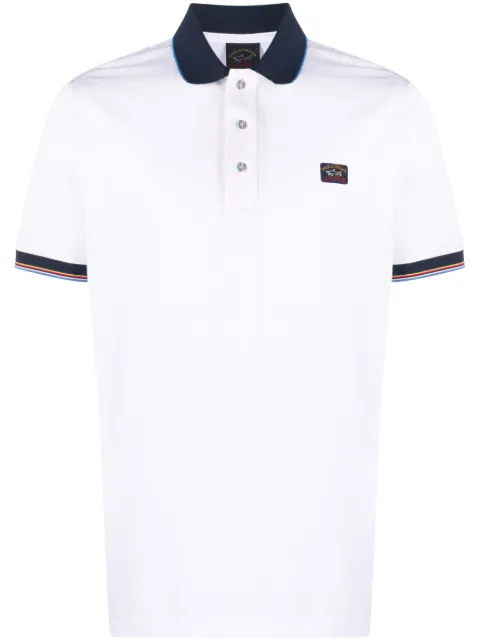 Paul & Shark logo-embroidered cotton polo shirt